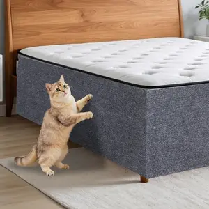 Cat Bed Bottom Guard Board, Adjustable Cat Furniture Protector Pad, Self-Adhesive Anti-Scratch Mat, Protects Sofa, Door, Bed, Cat Ladder