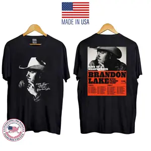 Brandon Lakes Inspired King of Hearts Tour 2025–2026 Shirt Fan Art Unisex Tee @@