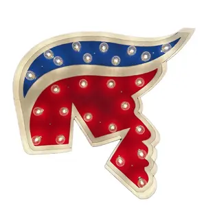 Custom Trump USA Lighted Marquee Sign - Eye-Catching Addition to Any Home or Business
