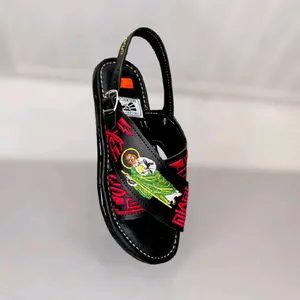 huarache caballero SJT  Male Sandal Boy Round Toe Walking Shoes Footwear Summer Comfort Casual Rubber Leather huaraches artesian Nail Decor