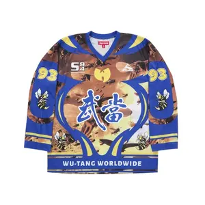 Supreme Men's Wu-Tang Clan Hockey Jersey Blue, from StockX Supreme Men's Wu-Tang Clan Hockey Jersey Blue, from StockX