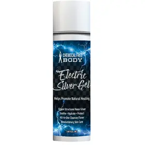 Nano Silver Gel - Triple Action 32ppm Nano-Silver Gel | Soothes & Heals Cuts, Burns, Acne | Fast Absorbing, Non-Greasy, Alcohol-Free | Safe for All Skin Types | Promotes Natural Healing & Immune Support