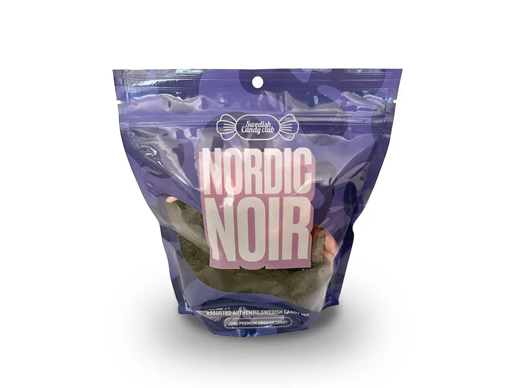 Swedish Candy Club - Nordic Noir - 1.5 pounds of Authentic Swedish Licorice Candies Sweet Chewy