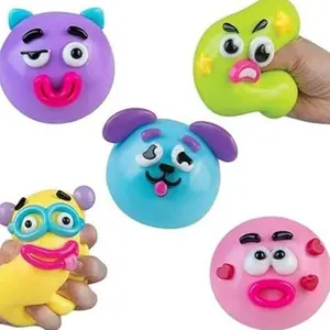 Sensory Fidget Puppy Squishy Toy, Fun Arm Exercise Squeeze Ball for Stress Relief & Play