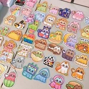 StickyRiceCo Cat Sticker Bundle - Heavy Duty Waterproof Vinyl Diecut Stickers