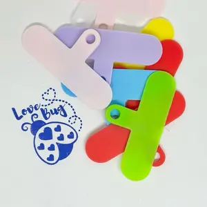 20 pcs Silicone Cell Phone Charm Adapter in Vibrant Colors Perfect for DIY Phone Charm Creations