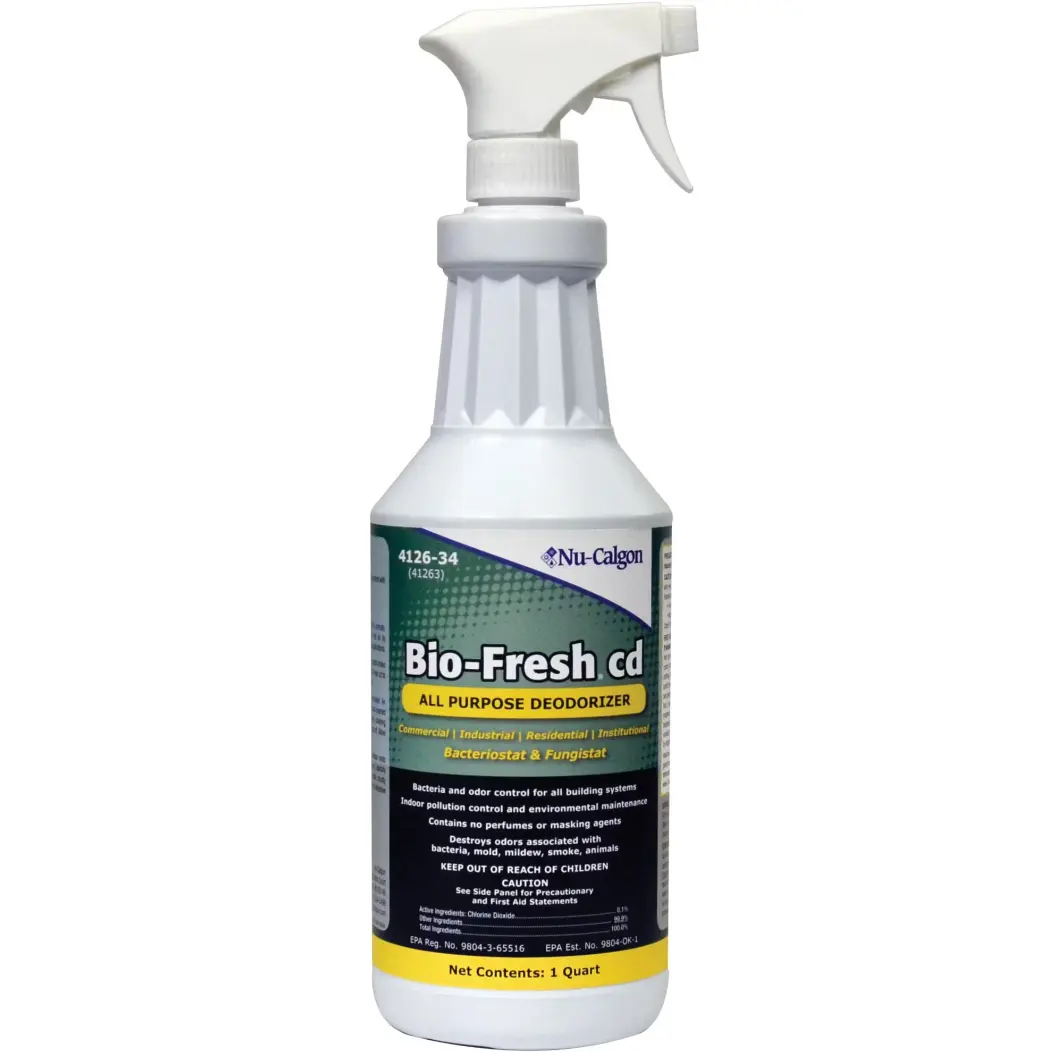Nu-Calgon - Bio-Fresh cd Bacteriostat Fungistat Deodorizer 1 Quart Spray Bottle