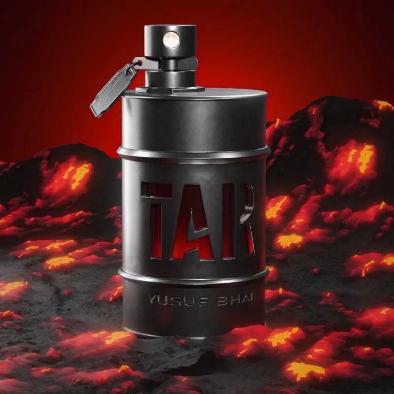 Tar Limited Edition Eau de Parfum - 100 ml Smoky Tar & Tobacco Male Wear Fragrance Scent, Long-Lasting Aromatic Luxurious Vanilla Scents Single Item for All Seasons