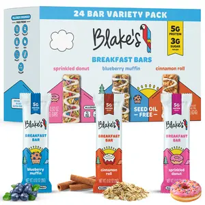 Breakfast Bars + 5g of Protein - Gluten Free, Nut Free