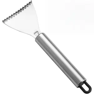 2 PCS Stainless Steel Fish Scale Planer Multifunctional Fish Scale Remover Kitchen Utensils