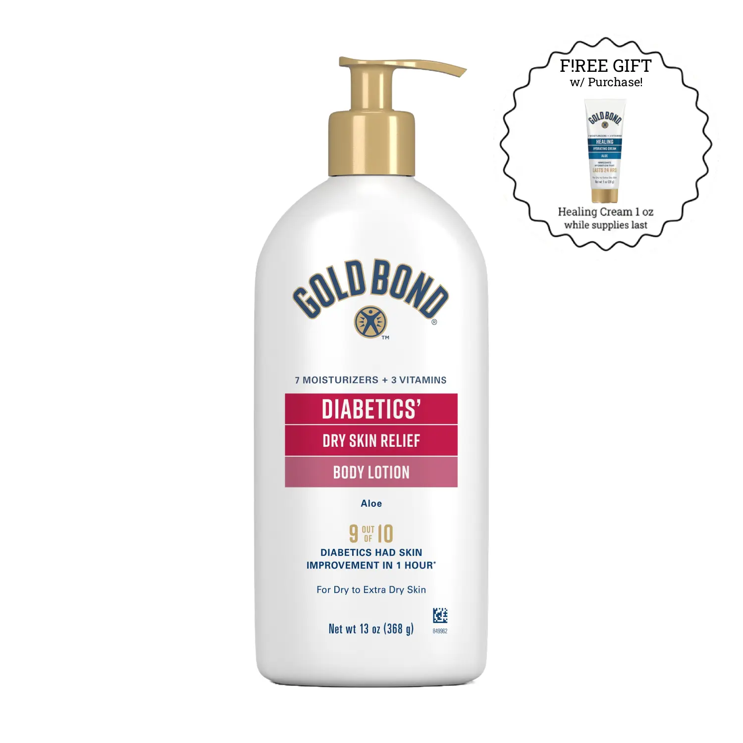 Gold Bond Diabetics' Dry Skin Relief Body Lotion, With Aloe Gold Bond Diabetics' Dry Skin Relief Body Lotion, With Aloe