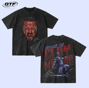 Drew McIntyre WWE T-Shirt, Beware The Claymore Shirt, Vintage Washed WWE Graphic Tee, The Scottish Warrior Retro Shirt, Double Sided Wrestling Tee, Gift for WWE Fans, Streetwear Oversized Washed Tee, WWE Event Outfit, Gift for Him Menswear