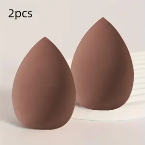 Comprehensive multi-functional makeup tool set, makeup essentials, two brown beauty blenders, designed for makeup artists and beauty novices, professional styling makeup tools