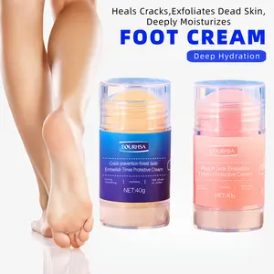 Buy 1 Get 1, Care Cream,Anti Cracked  Cream,Moisturizing,Anti Crack,Softening and Nourishing, Cures Most Athlete’s ,   chap  stick hand foot skin nail art accessory Multi-Color Cat-Eye Decorative pedi peel mask Leather Foldable Nail Art Mat home care kit