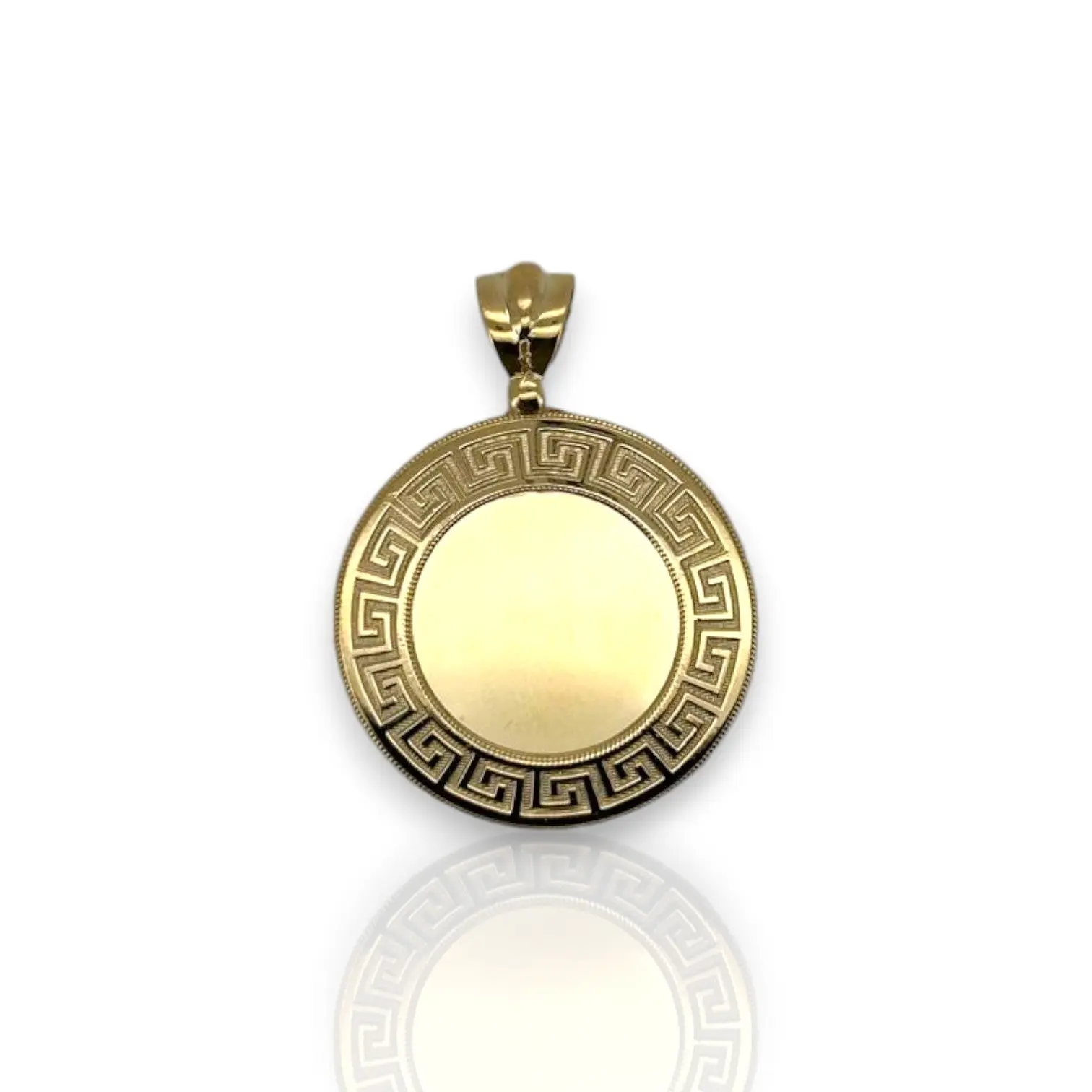 Picture Frame Pendant - 14K Yellow Gold