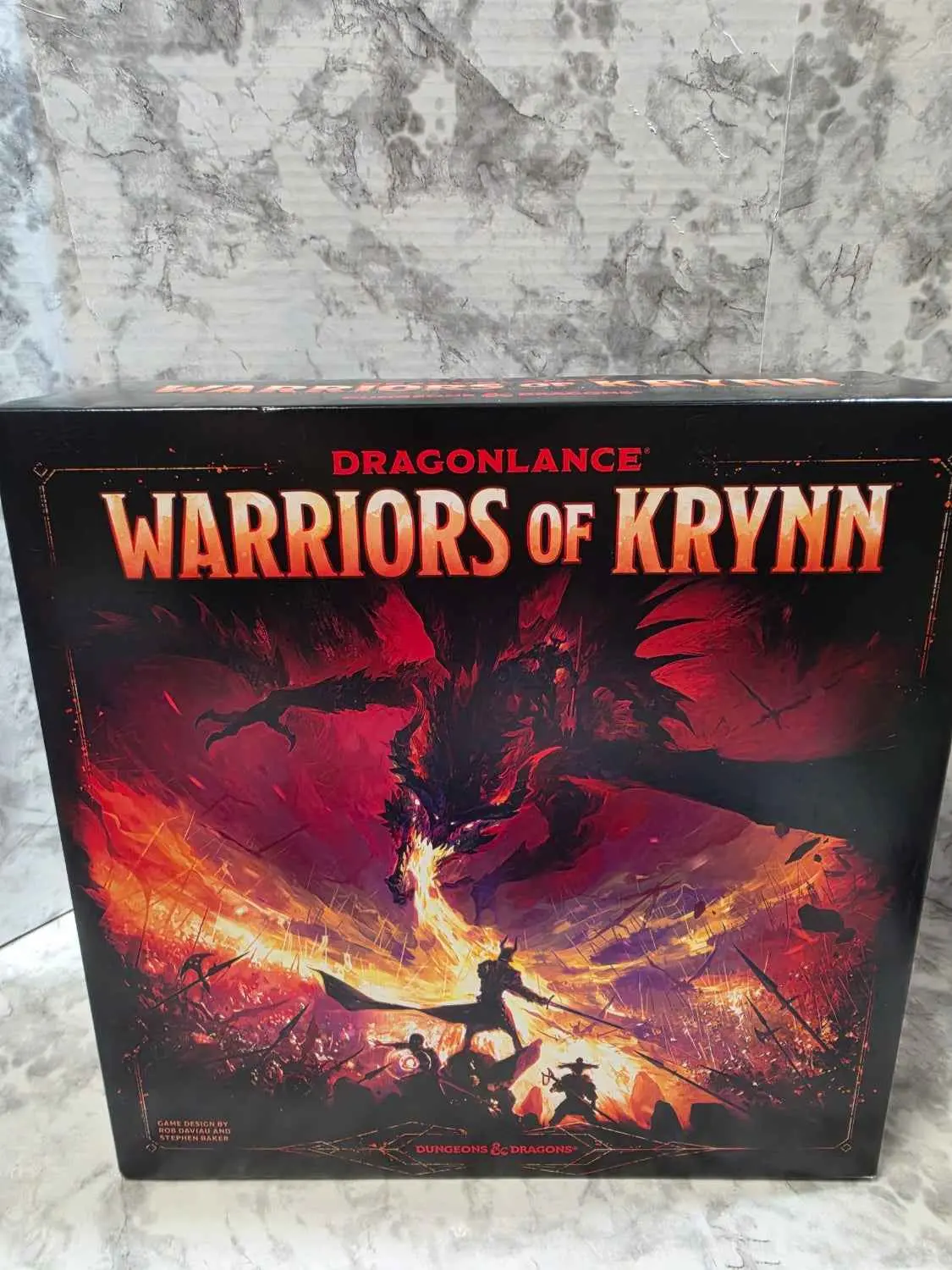 D&D Dragonlance: Warriors of Krynn Cooperative Strategy Board Game Set - New & Sealed, Ages 8+, Double-Sided Map Tiles, Custom Dice, Epic Campaign Scenarios, Defend the World of Krynn, Screen-Free Kids Activity, 323 Cards, Quality Family Time Through Play