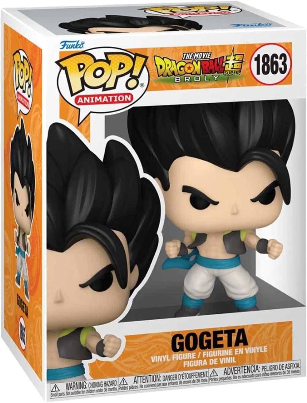 Funko Pop! Vinyl Figurine #1863, Dragon Ball Super: Broly Gogeta Collectible Figurine for Entertainment Displays, Figurines