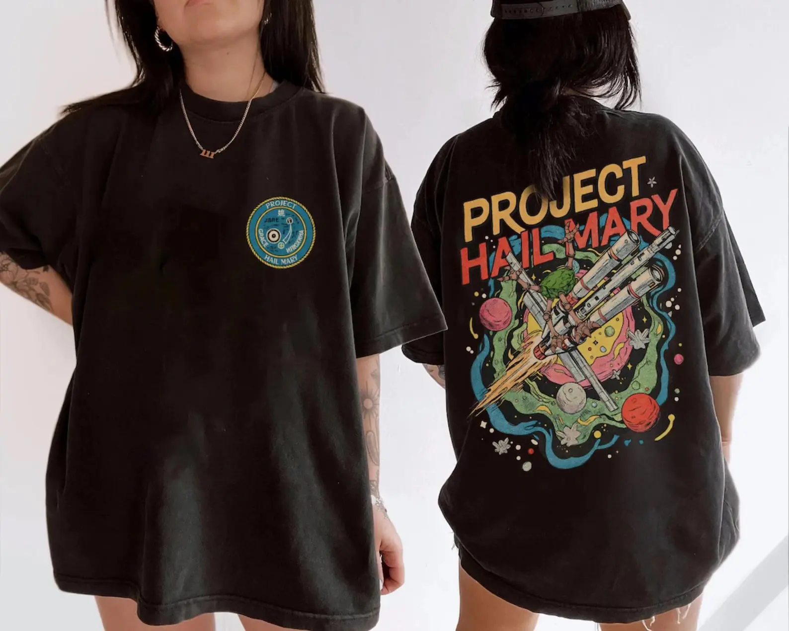 Project Mary T-Shirt, Rocky Amaze Space Tee, Sci-Fi Book Lover Shirt, Andy Weir Fan Gift, Unisex Graphic Tee, Casual Cotton Top S-4XL