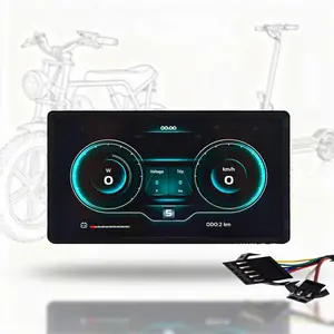 H8 Electric Bicycle Tft Smart Display, Waterproof Interface, Bluetooth-compatible APP Connection, Phone Navigation Projection, 18v-60v Universal, Christmas Gift