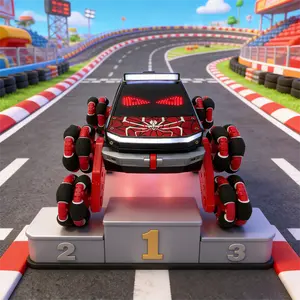 Nikuku Cool 8 Wheels 8WD Hand Controlled RC Stunt Car, Gesture Sensing Remote Control Car for Boys Age 6-13, 2.4Ghz Climbing Toys for Kid 6 7 8-10 11 12 Year Old, Christmas Birthday Gifts for Boys Girls