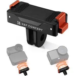 K&F CONCEPT Magnetic Adapter for DJI Osmo Nano/Action 6, Extension Base Compatible with Tripod, Selfie Stick, Magic Arm, Action Camera Vlogging Accessory, Yes
