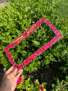 Roses License Plate Frame
