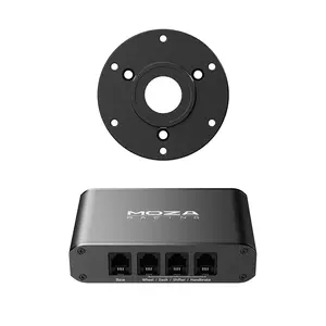 MOZA Universal Hub Kit for MOZA Steering Wheel Integration with Third-Party Bases Enhances Simulation Experience