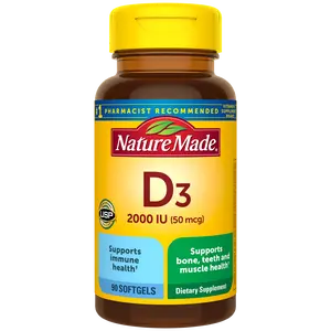 Vitamin D3 2000 IU (50 mcg) Softgels
