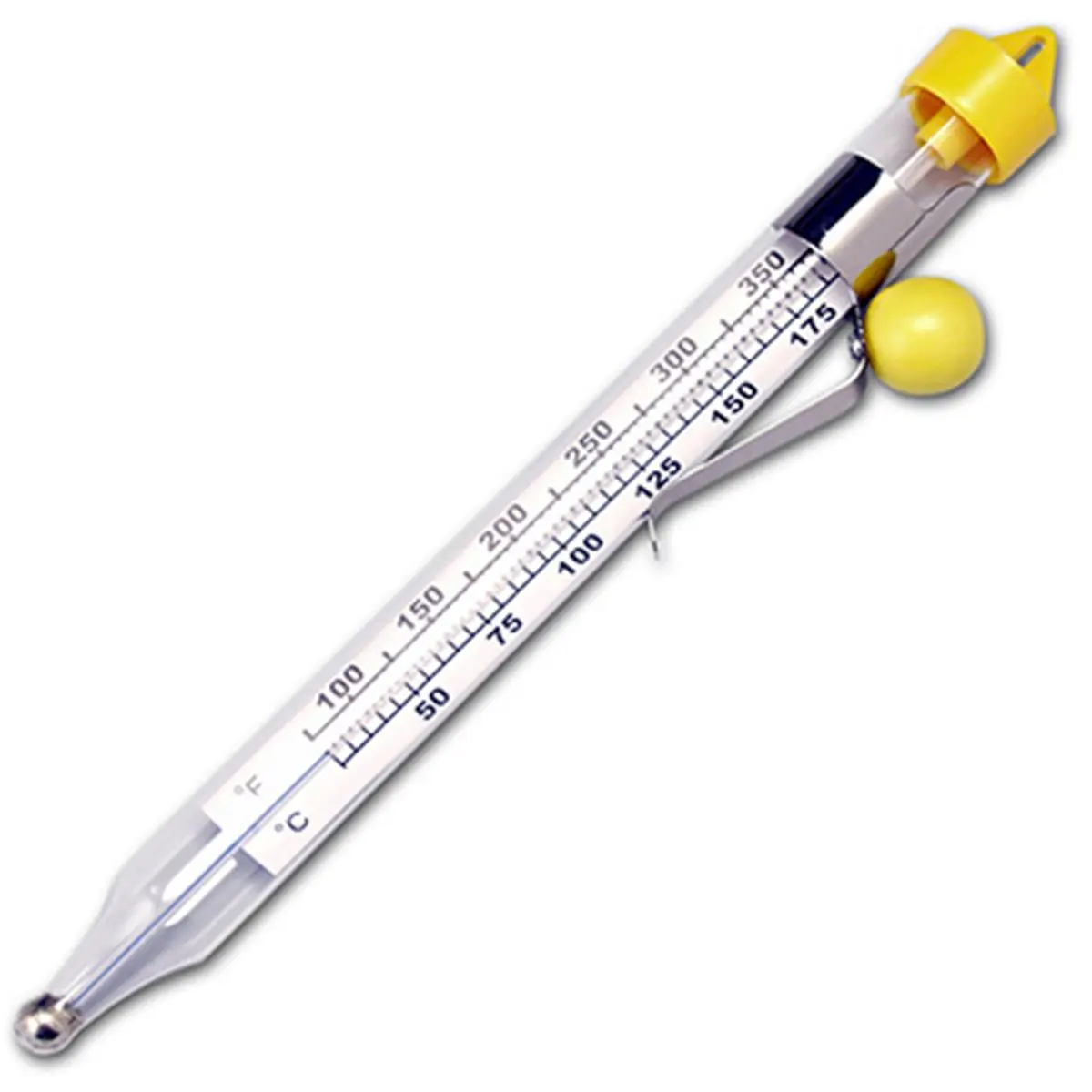212 MAIN 3510 Candy & Deep Fry Thermometer - Home Kitchen Gadgets, Utensils with 8.5 in Trutemp Scale, Adjustable Clip, Glass Tube