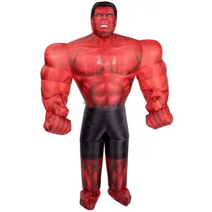 Men's Inflatable Marvel Red Hulk Costume