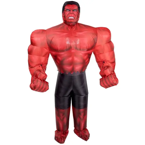 Men's Inflatable Marvel Red Hulk Costume