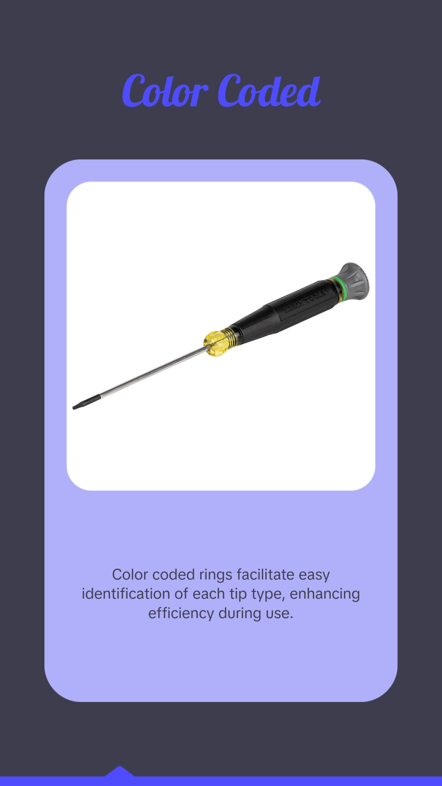 Klein Tools 85616 Precision Screwdriver Set, TORX®, 4 Pc.