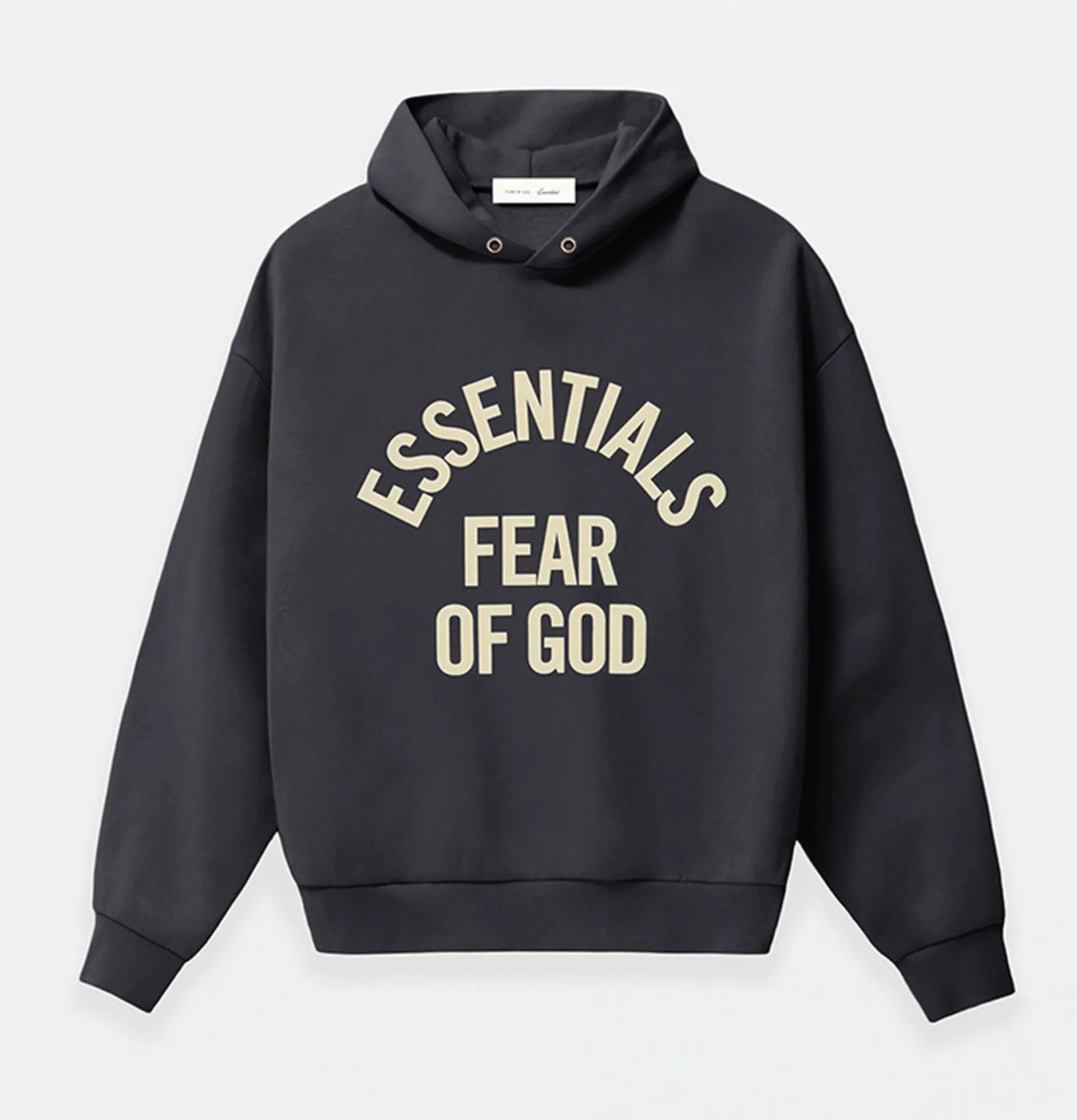 Fear of God Essentials Campus 90's Hoodie "Faded Black"