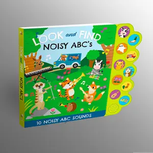 Look and Find Noisy ABC's Sound Book - Toddler & Preschool Early Childhood Education Learning Activity Resource, Toddler Books