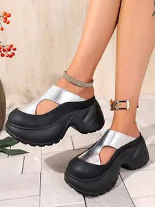 Women's New Leopard Print Platform Sandals, Thick Sole Height-Boosting Mary Jane Slip-Ons, Stylish Summer Footwear for Women