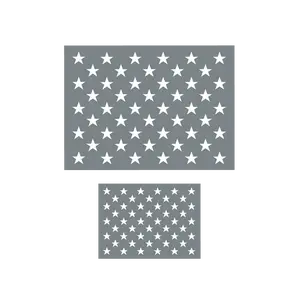American Flag Stencil (2 Pack) - ASIN: B081J5BWZW FNSKU:X002DWW6OR