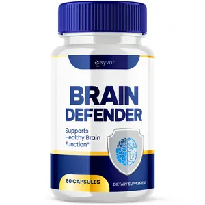 (1 Pack) Brain Defender Nootropic Formula Supplement Brain Health Support 60 Capsules