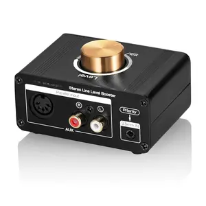 L1 Mini Stereo Line Level Booster Amplifier  Preamp with 20dB  and Volume Control