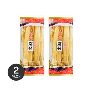 2 Packs ASIAN TASTE Dongzhiwei Dried Round Beancurd Sticks – 5.99oz Each | Yuba for Stir-Fries & Salads -Dried Tofu Fuzhu