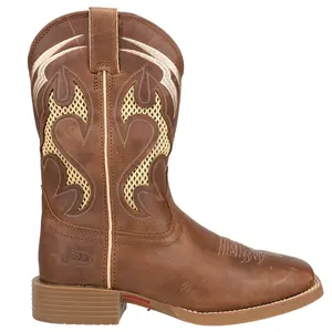 Justin Boots Mens Octane Square Toe Pull On Casual Boots Mid Calf - Brown Justin Boots Mens Octane Square Toe Pull On Casual Boots Mid Calf - Brown
