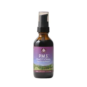 WishGarden P.M.S. Emotional Mood Support Herbal Supplement for Monthly Comfort with Organic Herbs Calm Relaxation & Hormonal Balance - Fitness, Healthcare