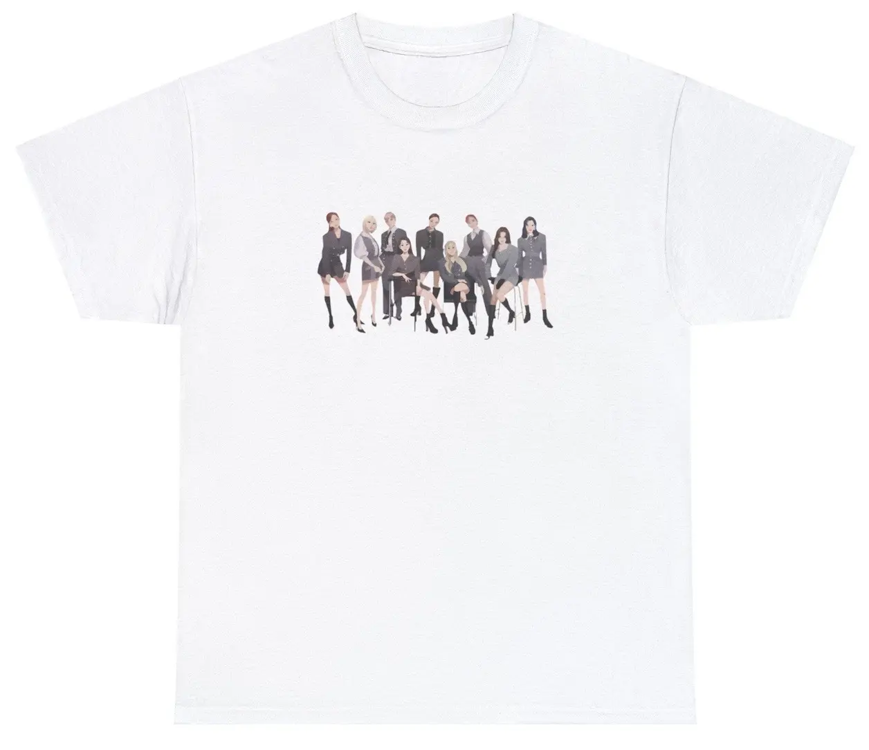 Twice T Shirt KPop Tour Jihyo Nayeon Momo Sana Mina Tzuyu Ready To Be Tour Tee