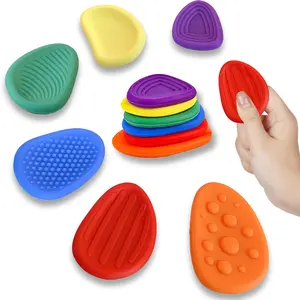 Sensory Stone Set, Sensory Grippie Set, Soothes Emotions & Stress Relief, Washable Durable Touch Stones, Available in Multiple Colors