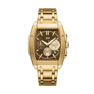 JBW Men's Echelon Automatic 18K Gold Plated Diamond Watch