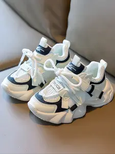 Breathable Mesh Sports Shoes with Velcro Design, Anti-Slip Large Sole, Fashionable and Easy to Wear and Remove, Casual Trainers, Casual Training Footwear