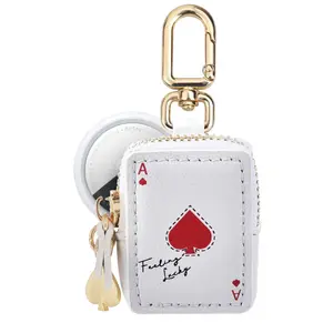 Feeling Lucky Leather Bag Charm for Airtag®