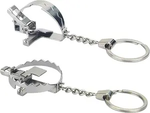 Mini Bear Trap Keychain