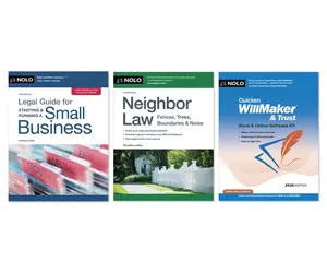 Nolo Legal Essentials 3-Book Collection - Business Law & Estate Planning - Paperback