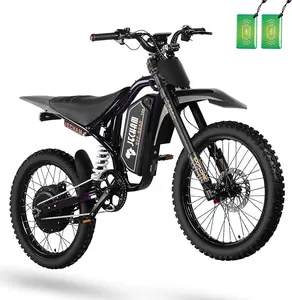【JECHAM QF100/200】Youth-Adult All-Terrain E-Bike, 3000W/4700W Peak Power,48V18.2Ah,60V35Ah,100Miles,Long-Range Battery, 80 miles Range, Removable Battery, Dual Suspension, Hydraulic Disc Brakes, Aluminum alloy frame,UL2849 Certified, 90% Pre-Assembled