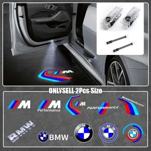 2Pcs Car Door BMW Logo Badge Projector Light Welcome Light LED HD Projection Laser Logo Door Light Decoration Car Accessories Suitable for BMW E90 E91 E92 E93 E60 E61 E63 E64 E46 E93 F20 F21 F30 F31 F32 F33 F34 F15 F10 F01 F11 F10 F07 F12 G30 G01 G05 M
